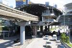 rapidKL Monorail Stesen BBCC-Hang Tuah (MR4) am 13.Dezember 2023.