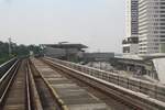 rapidKL MRT Stesen Kampung Selamat (PY03) am 12.März 2024.
