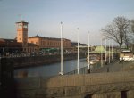malmo VORDERANSICHT DES BAHNHOFS MALM� CENTRAL IM SOMMER 2008
