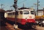 mannheim 112 489-0 Mannheim Hbf im Oktober 1984