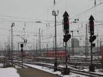 mannheim Signalanlagen in Mannheim Hbf am 29.01.10  