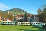 mariazellerbahn-st-polten---mariazell Ein wundersch�ner Herbsttag im Dirndltal - Die 1099 016 'Obergrafendorf' (nicht im Bild) brachte die bunte Fuhre als R 6805 nach Mariazell. Leider bestand der Zug nur f�r kurze Zeit aus allen drei Ortwaggons. (25. Oktober 2009)