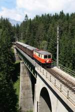 mariazellerbahn-st-polten---mariazell Knapp zwei Stunden sp�ter war von der Wolke gl�cklicherweise nichts mehr zu sehen. So konnte ich die 1099.004 mit dem R 6811 im sch�nsten Licht aufnehmen. Kuhgrabenbr�cke 27.06.2010