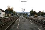 Der Bahnhof Meckesheim vor ...  Klaus-Henning Kluge 03.12.2009