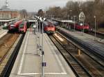Hochbetrieb im Bf. Memmingen,am ...  W.Hager 10.12.2010
