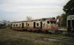 Mendoza Mai 2005: Alter Ganz-Triebwagen, ausgebeint. Aber er hat seine ...