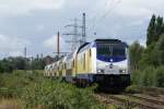 Metronom Eisenbahngesellschaft mbH 246 007-9 mit einem Metronom nach Hamburg Hbf in Hamburg Unterelbe am 09.07.2009