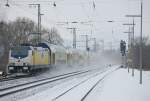 146 532-7 mit ME 80831 Uelzen-G�ttingen am 30.01.2010 bei der ...