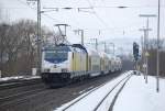 146 533-5 mit ME G�ttingen - Hannover Hbf am 9.2.2010 ...