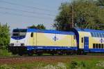 ME 146-16 Metronom am 03.06.2010 bei R�ssing  ...