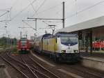 Die ME 146-12 am 12.08.2010 mit einem Metronom nach G�ttingen ...