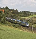 ME 146-02 am 19. August 2010 mit ME 80837 (Uelzen ...
