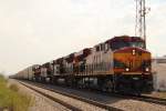 4659 + 4763 +  4652 + 4668 + 4092 Kansas City Southern Railway de Mexico in Saltillo MX am 12.09.2012.