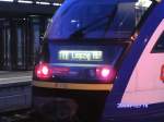 Zugzielanzeiger von VT616 der MRB.   ...
