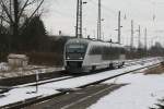 VT? der MRB bei der Einfahrt in Borna auf seinen ... VT? der MRB bei der Einfahrt in Borna auf seinen ...