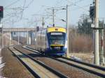 mitteldeutsche-regiobahn-mrb VT 615 der MRB Richtung Wurzen, am 09.03.2010.