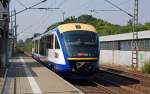 mitteldeutsche-regiobahn-mrb VT 611 der MRB f�hrt am 27.07.10 durch Burgkemnitz Richtung Wittenberg. Ich nehme an es war ein Probefahrt aus dem SFW Delitzsch.