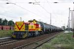 MEG 218 mit Kesselwagen ...  Marcel Grauke 14.08.2011