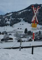 Achtung! Der Zug kommt.
Bei Gstaad, am 14.01.2010  ...