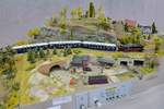 Modul  Klosterruine Eckesroth  der  IG Eisenbahnfreunde Viersen  auf der  Internationalen Modellbahn- und Modellbau-Ausstellung 2018  in Straelen, 10.6.2018