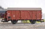 Piko 54035 Gedeckte Güterwagen mit Tonnendach und Bremserhaus DB 150 725 Gr20 Ep: III 6/2015