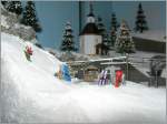 Skifahren ist das eine, Après-Ski das Andere; Winterambiente auf meiner Z Spur Anlage.