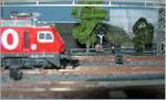 Auch bei diesem Bild ist der Fokus nicht auf die Bahn sondern auf eine kleine Szene neben der Gleisanlage gerichtet.