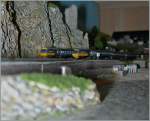 T Gauge BR Class 43 HST kommen und gehen: Micro Brittanien Ambiente in Saddleford.
20. Jan. 2015