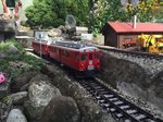 Pullamnn - Triebwagen ABe 4/4 41 + ABe 4/4 43  unterwegs auf der Stockerenbahn am 03.09.2016