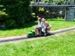 Swiss Vapeur Parc / Bouveret - Kleine Lok mit Grosser Ladung ...