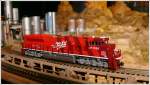 Modellbahn Spur N von Herbert Graf SD-70MACe 1988 der ehemaligen Missouri-Kansas-Texas erlebt eine Auferstehung bei Union Pacific. (01.07.2010)