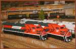 GE ES44AC 4678 und 4632 sind zwei Neuanschaffungen der Ferrocarriles ...