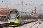 Westfalenbahn 019 am HBF M�nchengladbach mit dem RE 13.
3.1.2010  ...