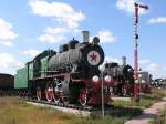 Dampflok Cy-116 in das Eisenbahn Museum von Mongolei in Ulaanbaatar am 16-9-2009.