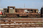 Ehemalige JZ 642-174 fast vollständig ausgeschlachtet in Podgorica. (01.08.2016)