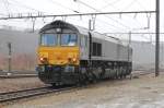 Crossrail DE6606 Montzen Gare 09-02-2010.   ...