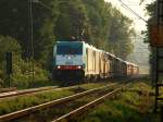 Im weichen Licht des fr�hen Morgen ziehen 186 213 und ...