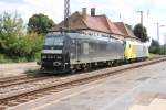 MRCE 185 557 wartet ...  Steffen Eule 12.08.2011