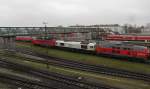 Abgestellte Dieselloks am Bw ...  Frank Thomas 21.01.2011