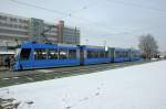munchen R3 2208 am 12.12.09 an der Haltestelle Schwabing Nord