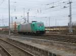 185 612 war am 19.Februar 2011 in Mukran unterwegs den ...