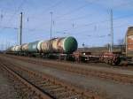 Breitspurkesselwagen und ein Kuppelwagen ...  Mirko Schmidt 21.03.2011