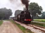 museum-buurt-spoorweg-haaksbergen 5 (MBS) mit Dampfzug 308S Haaksbergen-Boekelo bei Haaksbergen am 1-6-2000. Bild und scan: Date Jan de Vries.