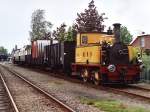 museum-buurt-spoorweg-haaksbergen 6 (MBS) auf Bahnhof Haaksbergen am 1-6-2000. Bild und scan: Date Jan de Vries.