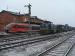 G 1206, alias V 2104 der MWB, steht, am 28.01.09 ...