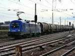 MWB Mittelweserbahn 1116 912 in Darmstadt-Kranichstein mit einem Kesselzug am 18.03.09