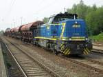 MWB-LOK V2302+D�ngerzug von Rostock-Bramow ...  Stefan Pavel 13.08.2010