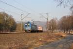 182 912-6 / 1116 912-5 mit Containerzug in Fahrtrichtung S�den. ...