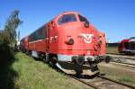 Privatbahnlok Mx 103 in BW Holb�k 11/5 2009  ...