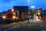 260 109 legt am fr�hen Morgen des 17. Oktobers 2009 ...